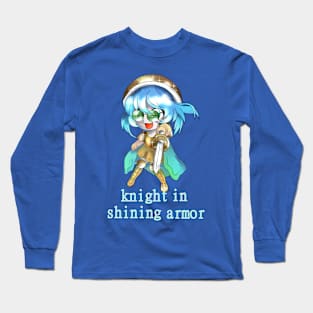 dnd paladin knight girl Long Sleeve T-Shirt